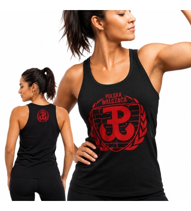Damski tank-top POLSKA WALCZĄCA PW